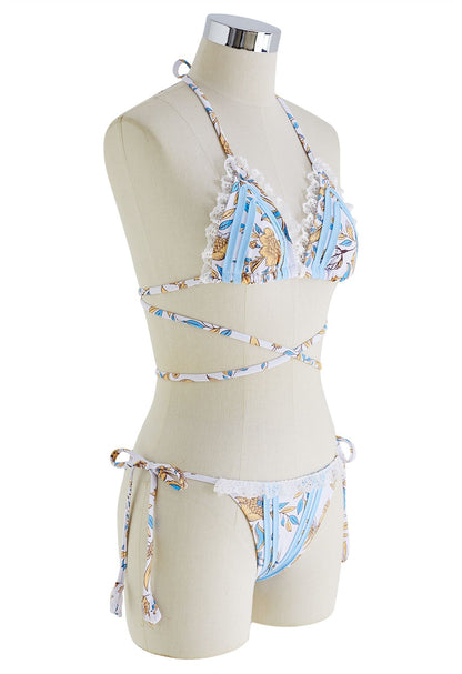 Floral Halter Bikini