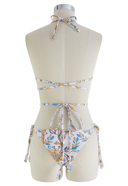 Floral Halter Bikini
